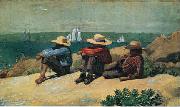 Winslow Homer On the Beach, 1875 china oil painting artist